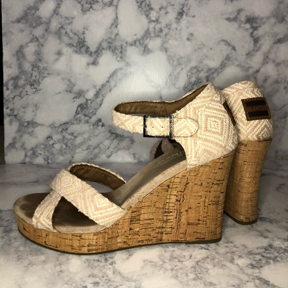 Toms Sienna Wedge Sandal